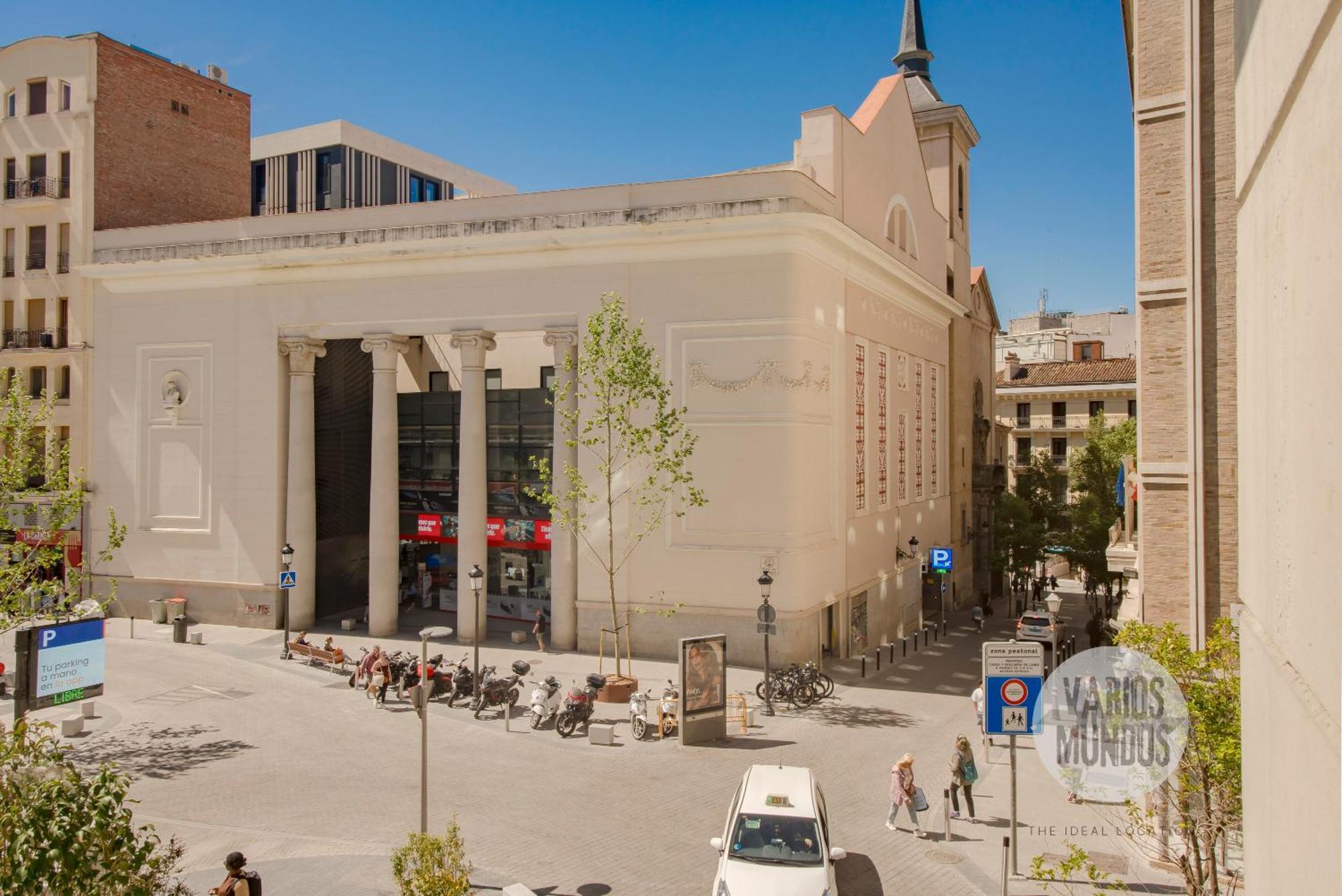 Bright Apt Para 4Pax En Gran Via-Plaza De Carmen E2, Madrid